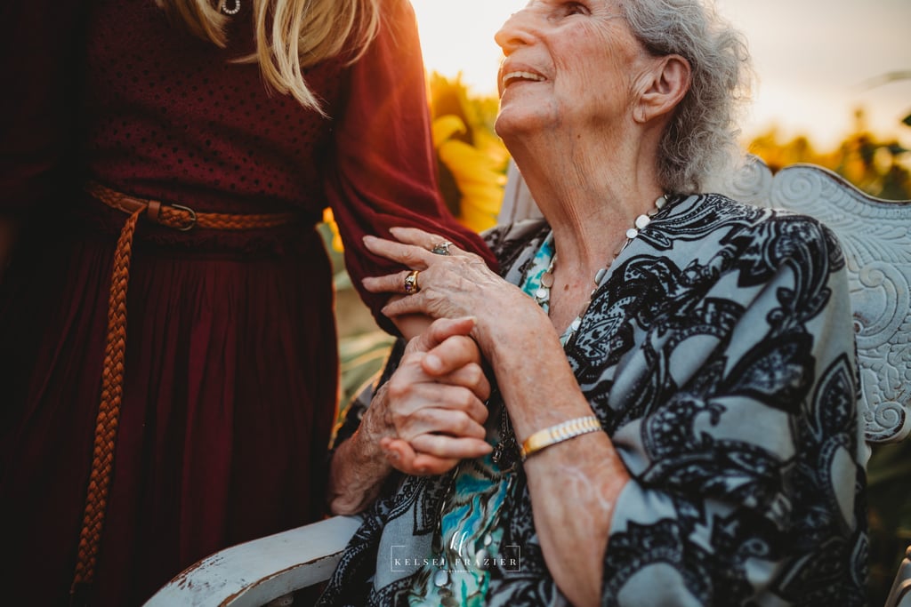 Photo Shoot With Four Generations of Family Members