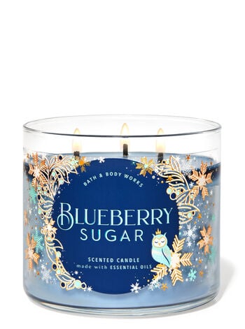 Blueberry Sugar Three-Wick Candle