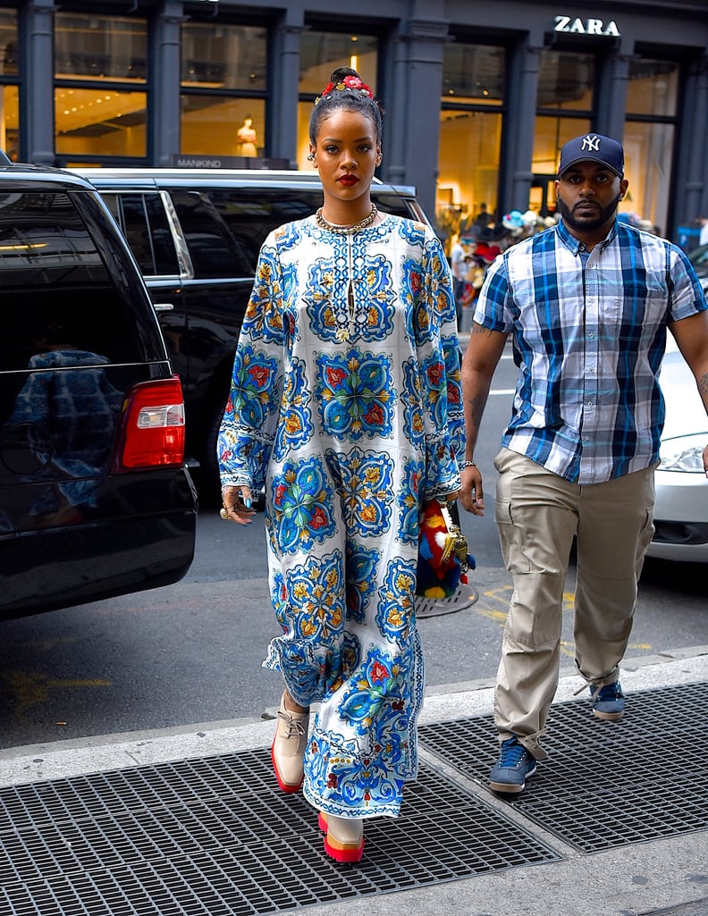 rihanna street style