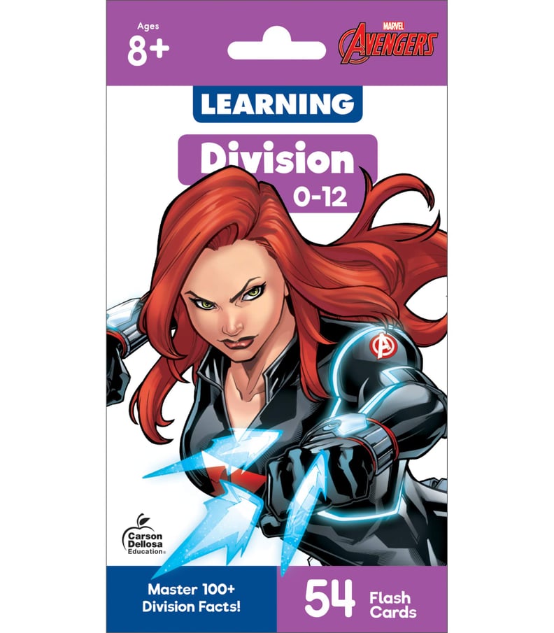 Marvel – Division 0–12 Flash Cards, The Avengers, Ages 8+