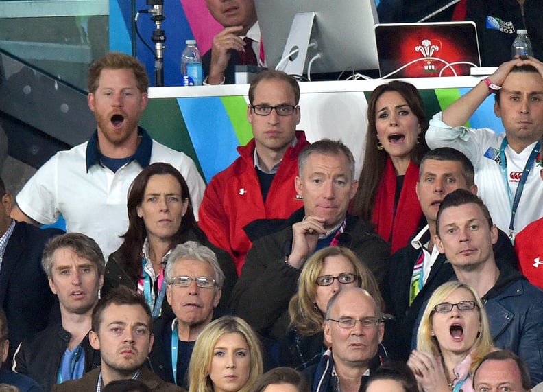 When Harry and Kate Couldn't Hide Their Shock in the Stands