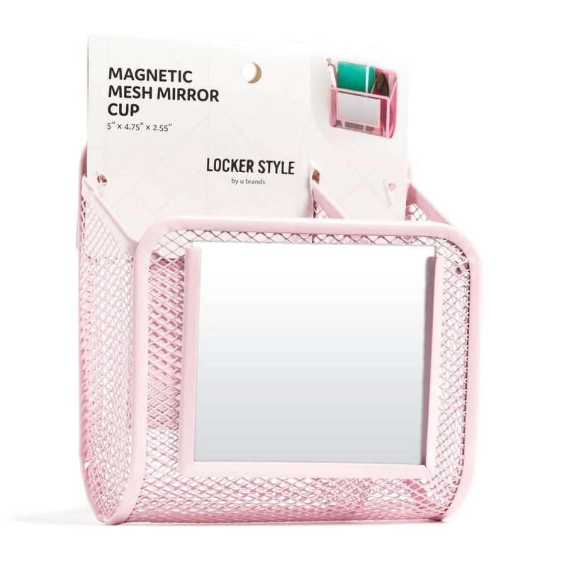 Magnetic Mesh Metal Locker Mirror Cup
