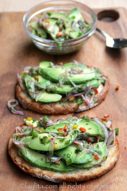 Avocado Salsa Toast