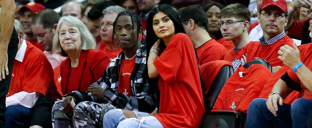 Kylie Jenner Wearing Butterfly Necklace in Pregnancy Video