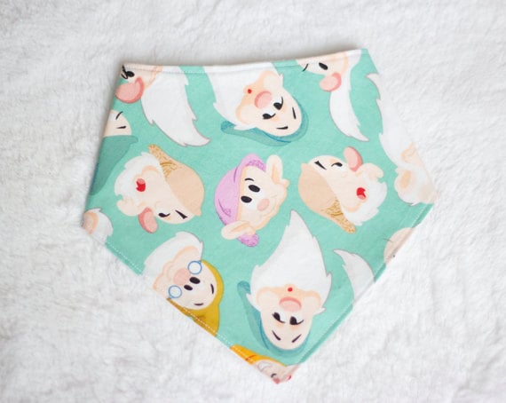 Seven Dwarves Bandana Bib