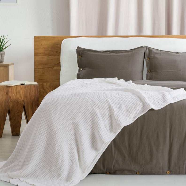 Bedsure 100% Cotton Thermal Blanket