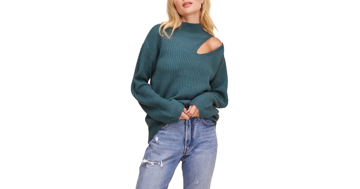 Astr the Label Cutout Turtleneck Sweater | Sexy Sweaters Are Your Alternative to the Going-Out 