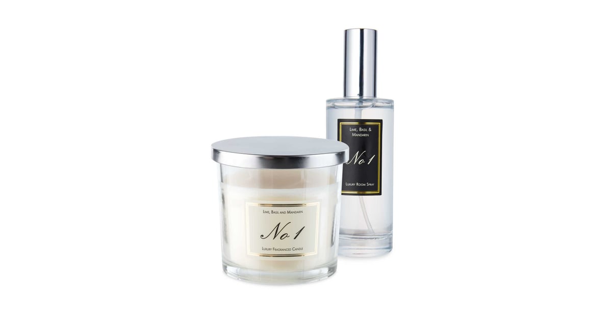 Aldi Lime, Basil, and Mandarin Candle and Room Spray Aldi Blackberry and Bay Candle Review