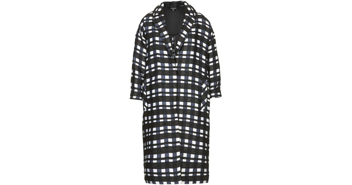 Topshop Check Coat | How to Wear Gingham Trend | POPSUGAR Fashion Photo 12