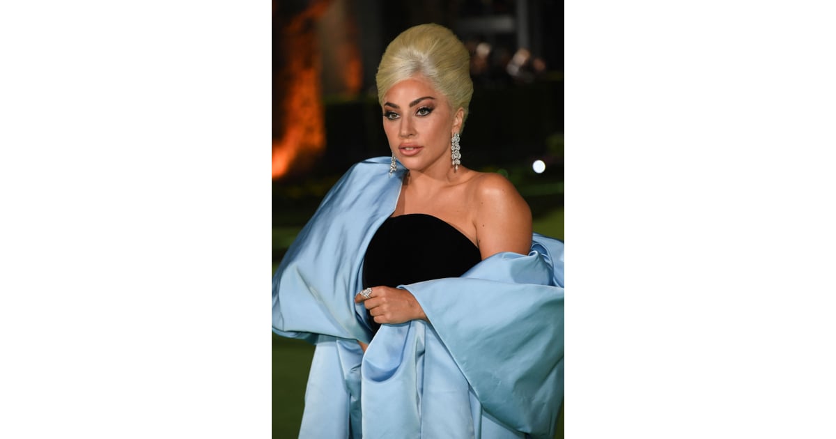 Lady Gaga's Strapless Schiaparelli Dress | Photos | POPSUGAR Fashion UK ...