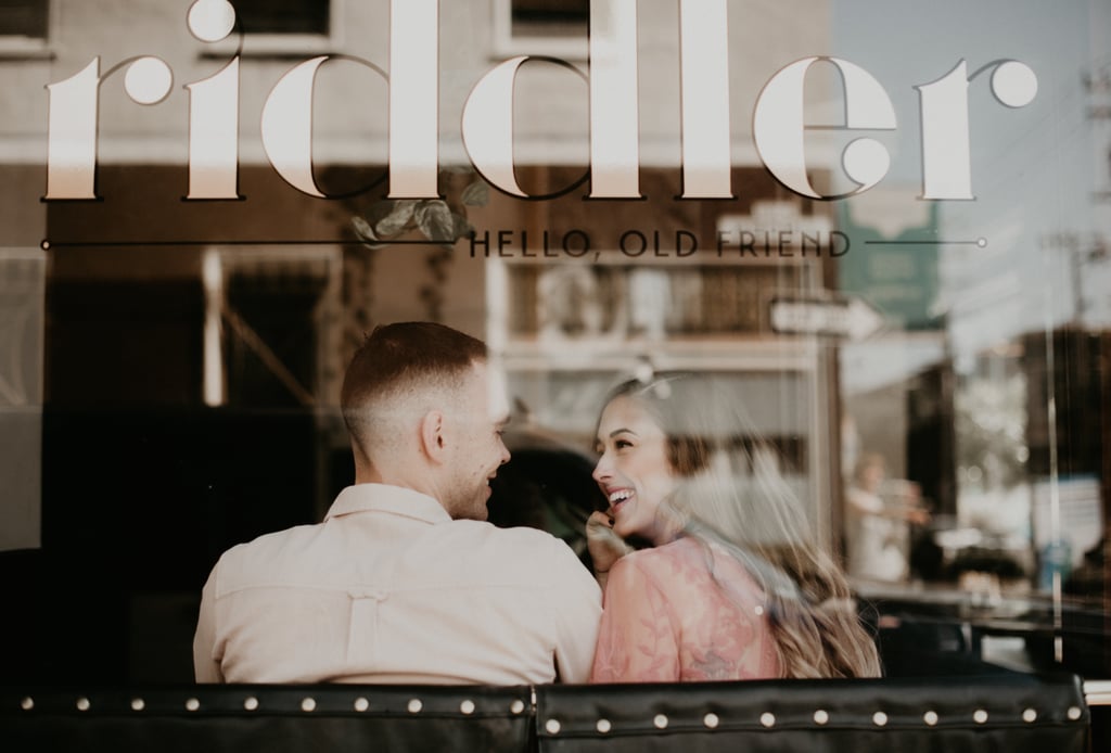 Champagne and Candy Engagement Shoot