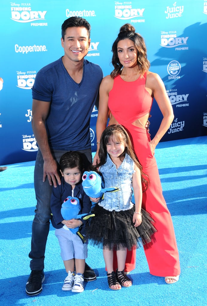Mario Lopez and Family at Finding Dory Premiere June 2016