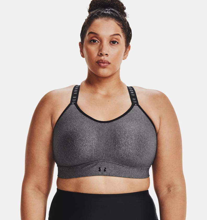 UA Infinity Mid Heather Cover Sports Bra