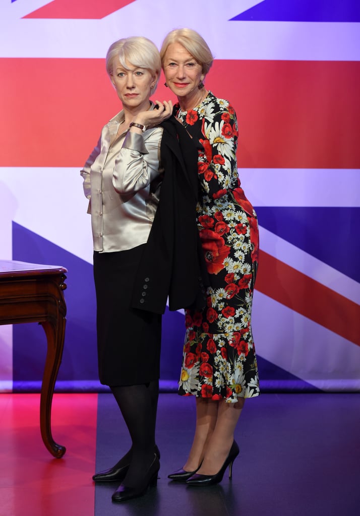 Helen Mirren Meets Wax Figures