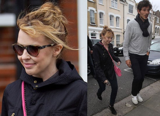 Photos of Kylie Minogue and Boyfriend Andres Velencoso, Ninth Most Inspirational Woman of Decade, Fan of Pineapple Dance Studio