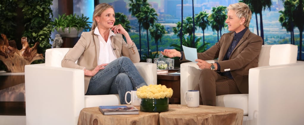 Cameron Diaz on The Ellen DeGeneres Show May 2016