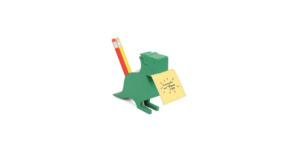Kikkerland Dino Memo Holder Dinosaur Desk Accessories POPSUGAR