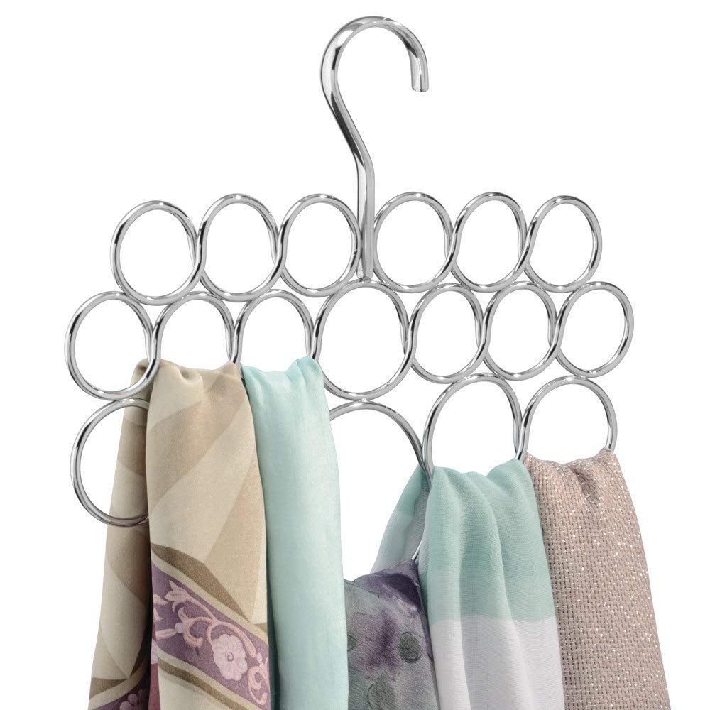 Keeping track of scarves is simple with the InterDesign Axis Scarf Hanger ($9). It features 18 hooks, so all your Winter scarves (and even beach cover-ups) have a home.