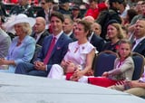 Justin Trudeau's Sleeps, Chugs Bottle