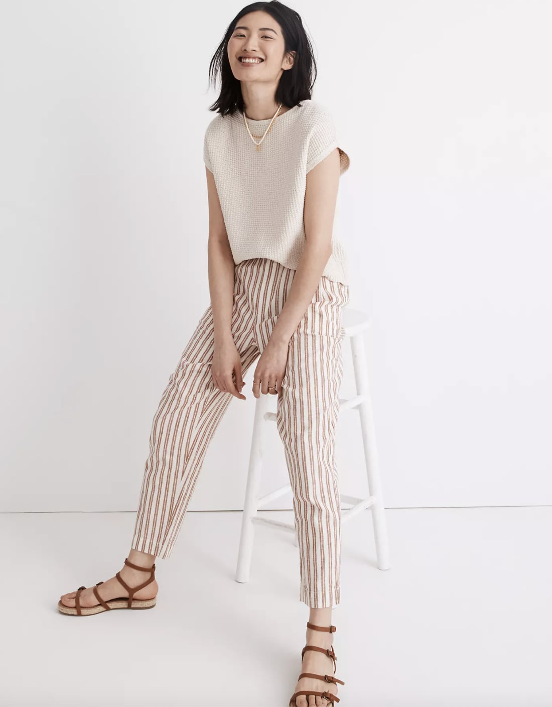 Madewell store track trousers