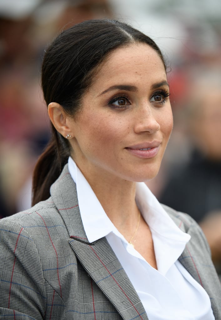 Meghan Markle's Ponytails and Smoky Eye