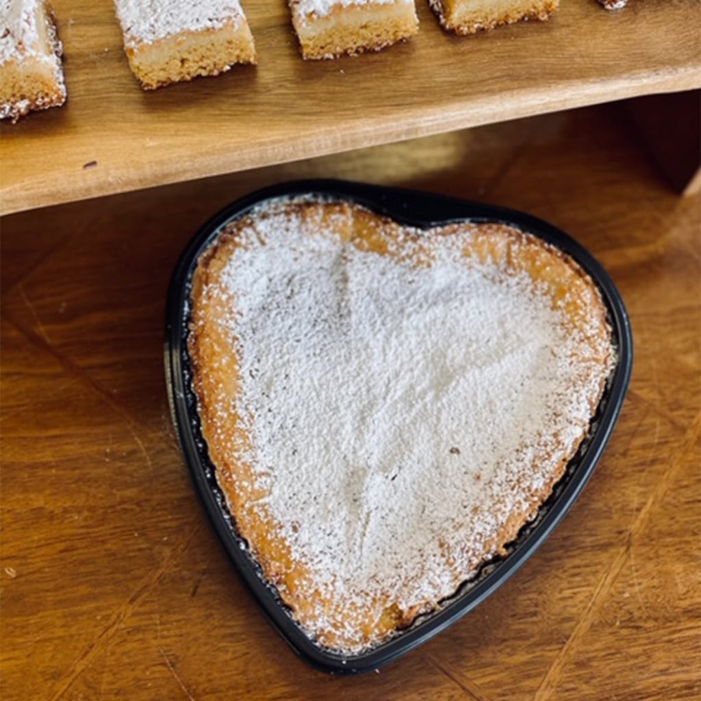 Blue Owl Bakery Heart-Shaped Gooey Butter Cake