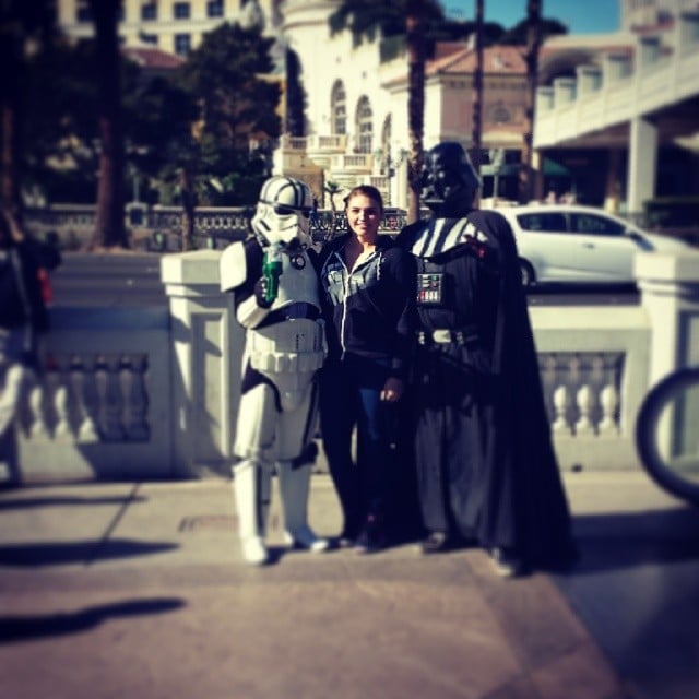 The Woman Who Ended Up Chillin' With Darth and a Stormtrooper