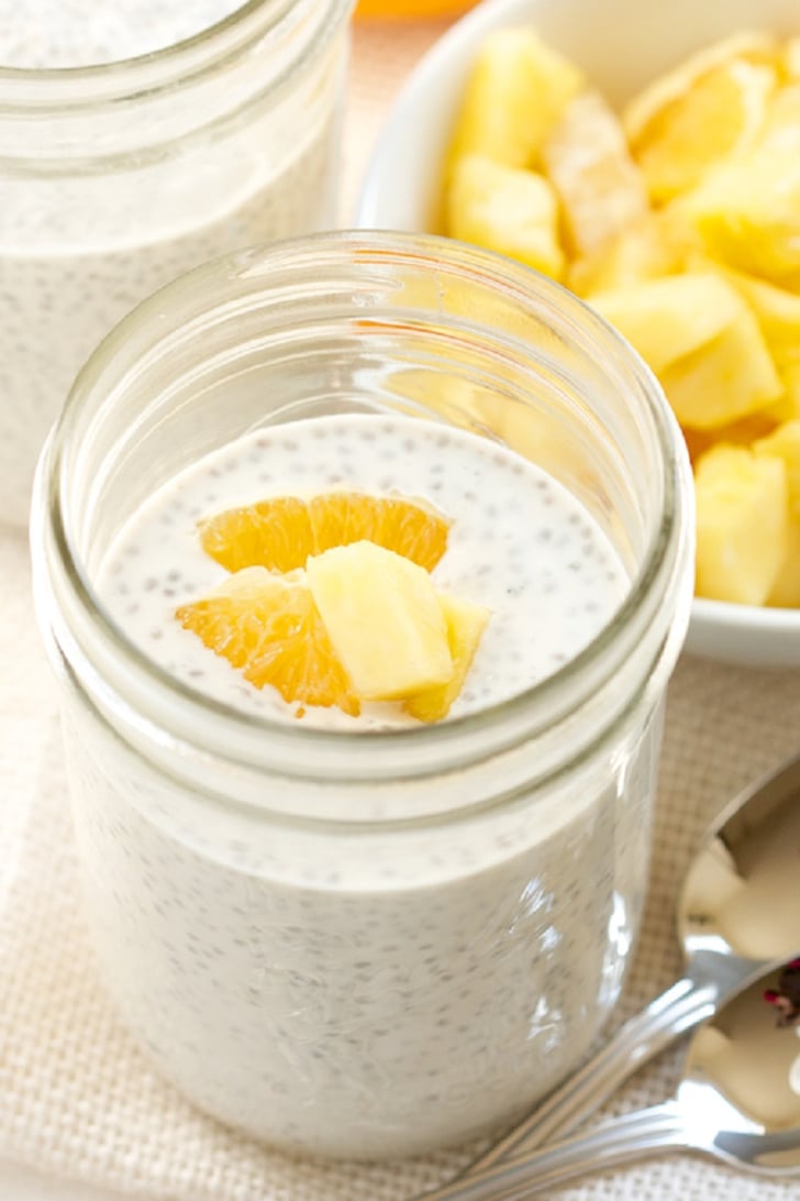 Tropical Coconut Chia Pudding Jars Healthy Breakfast Ideas in a Jar