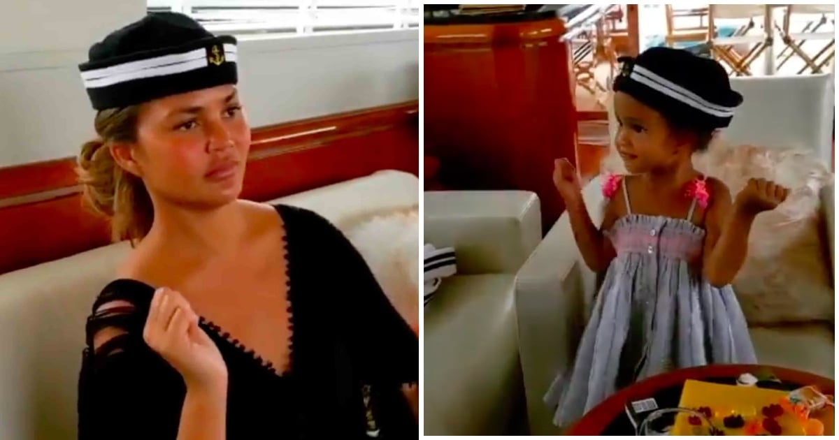 Video of Chrissy Teigen Having a Dance Party With Luna PS Family(02)