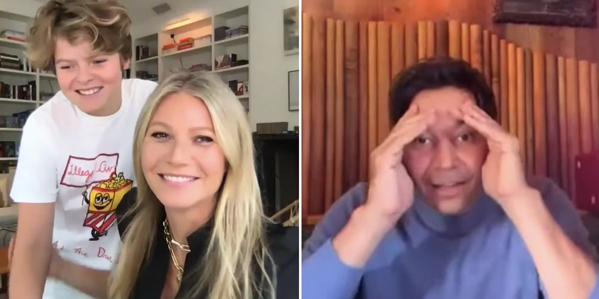 Watch Paltrow's Son Crash Her Tonight Show Interview PS Family(01)