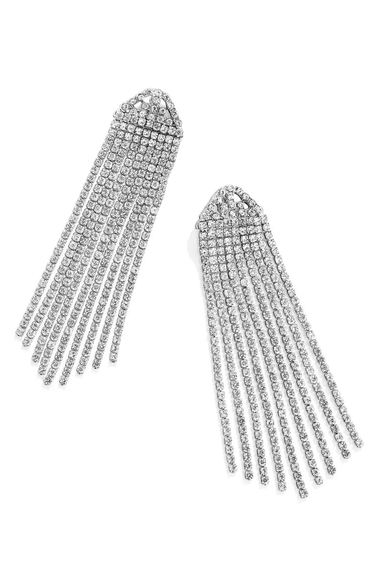 Frost Yourself: BaubleBar Deirdre Crystal Fringe Drop Earrings