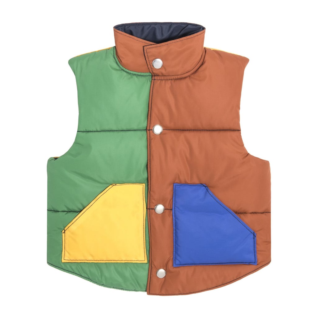 Emery Colour Blocked-Puffer Vest