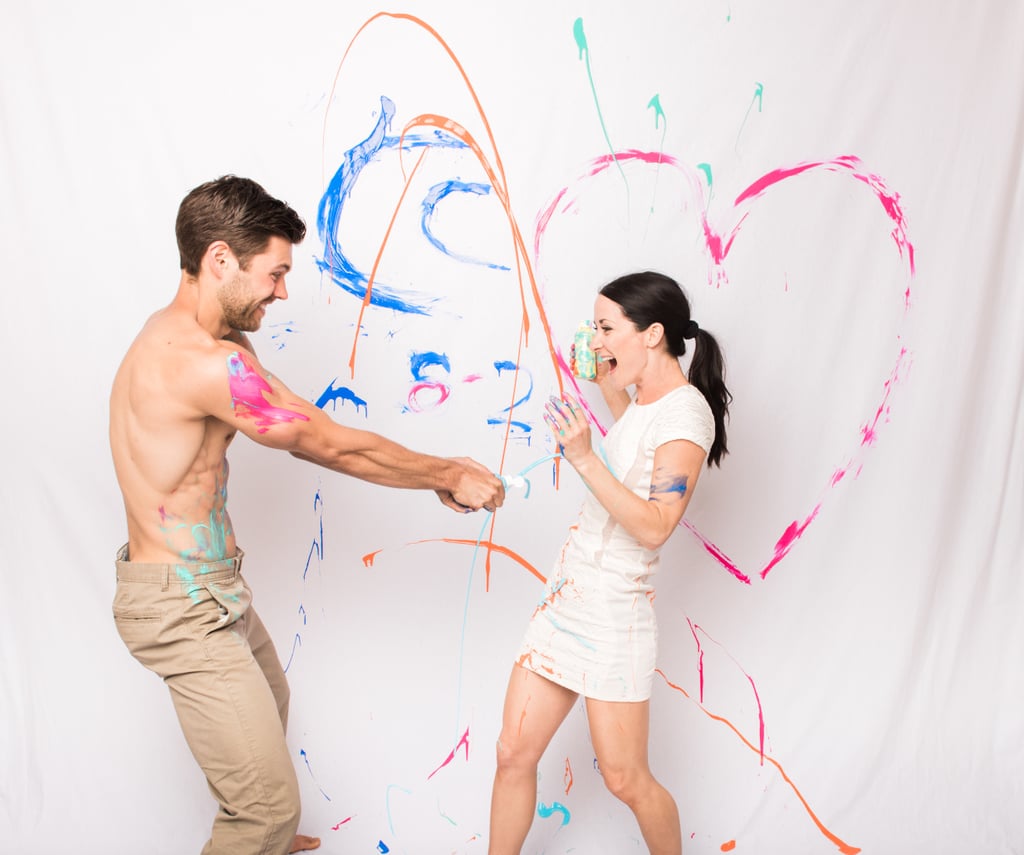 Painting Engagement Photos