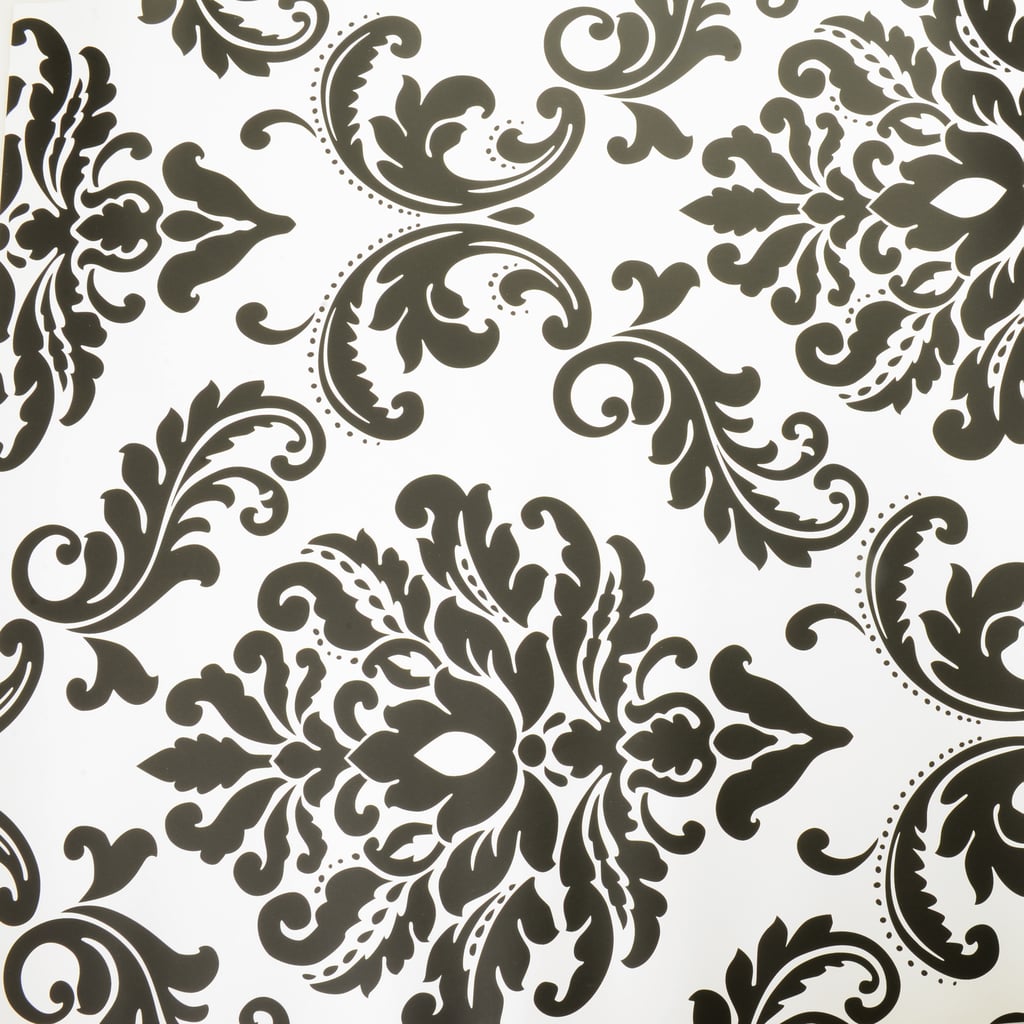 There's also a black-and-white damask print.