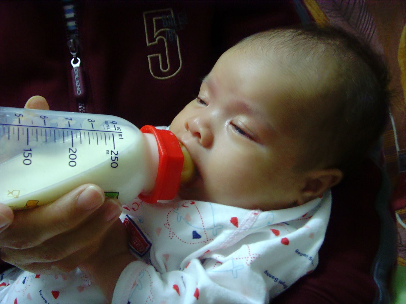 bottle fed baby refusing breast