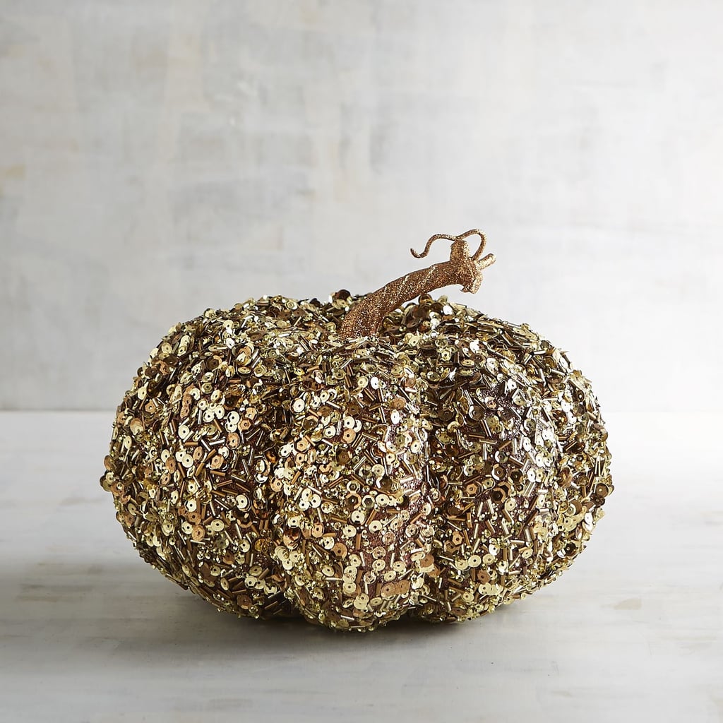 Gold Glitter Pumpkin