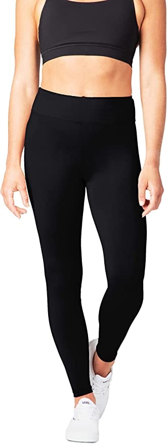 KINPLE Women's Knee Length Cotton Capri Leggings with Pockets, High Waisted  Casual Summer Yoga Workout Exercise Pants