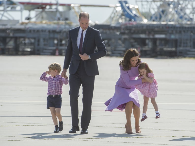 And when she needed to carry her daughter before she threw an all-out tantrum.