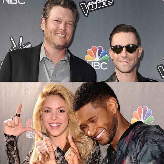 Shakira and Adam Levine at The Voice Red Carpet | Pictures