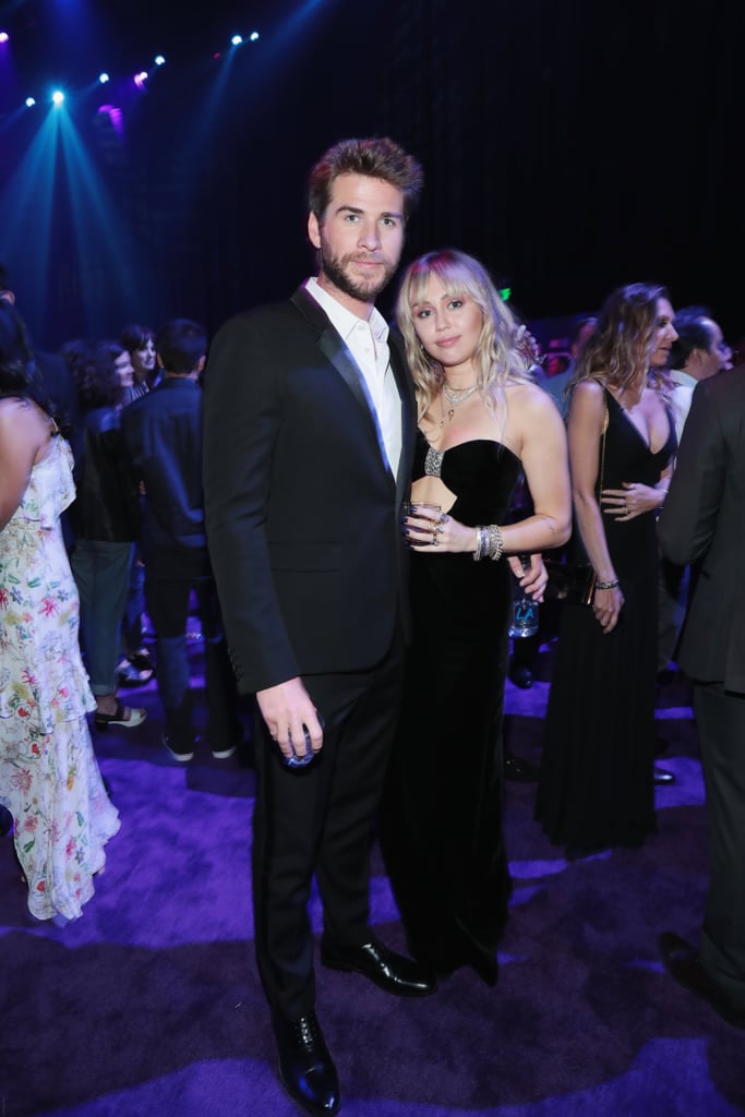 Miley Cyrus and Liam Hemsworth at Avengers Endgame Premiere