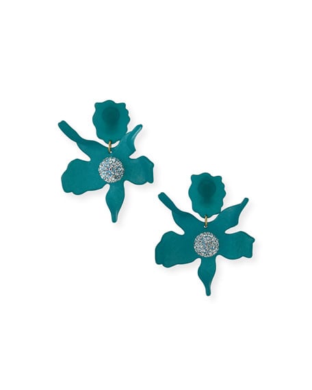 Lele Sadoughi Crystal Lily Earrings