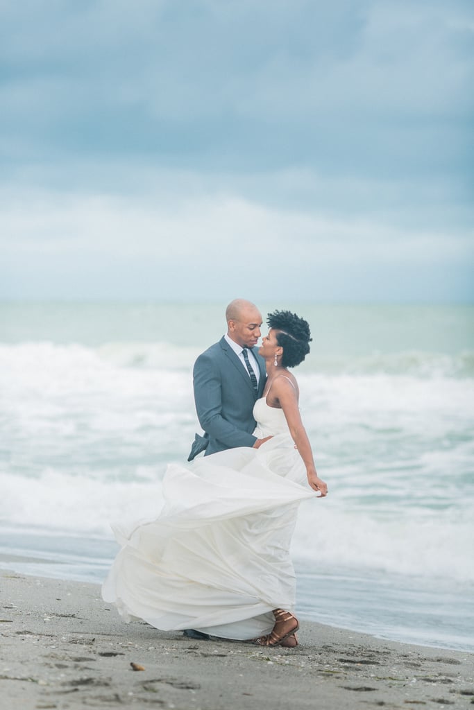 First Look Wedding Photo Shoot On The Beach Popsugar Love And Sex Photo 59