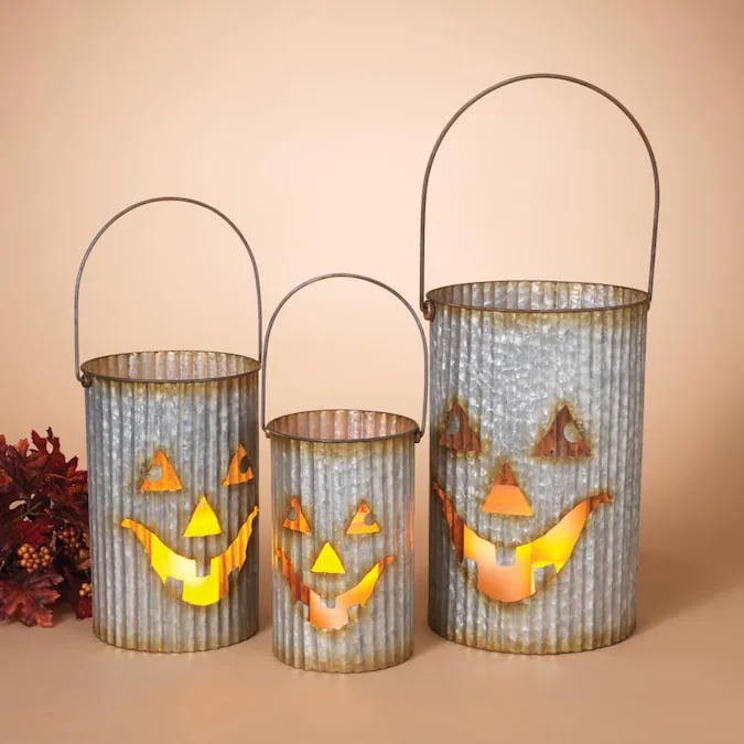 Gerson International Jack-o-Lantern Lanterns