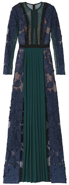 Self-Portrait Thea Lace Maxi Dress ($615)