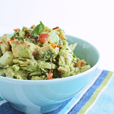 Southwestern Chicken Salad With Bacon and Avocado
