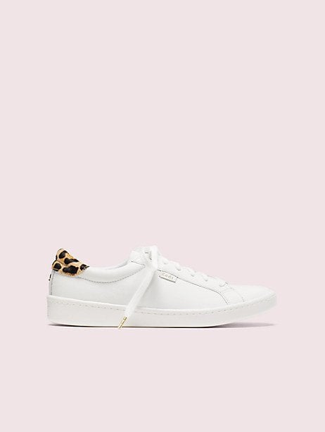 Keds x Kate Spade New York Ace Leather & Leopard Sneakers