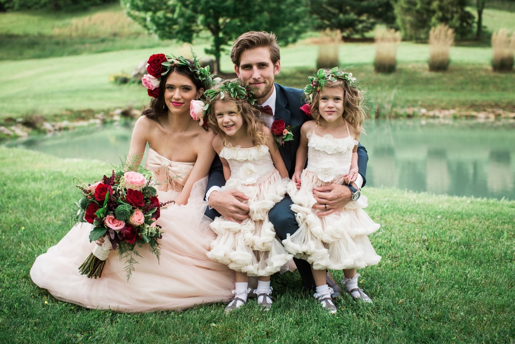 Woodsy Pink Bohemian Wedding