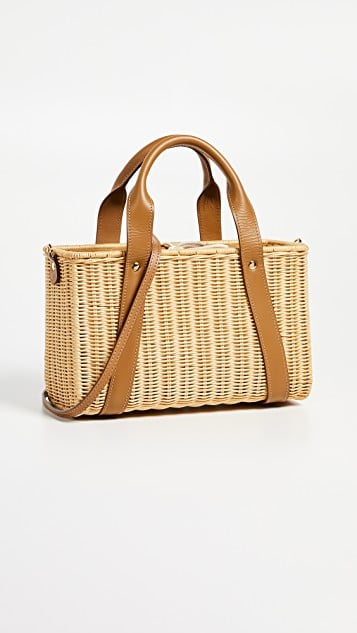 Kayu Daisy Wicker Tote Bag