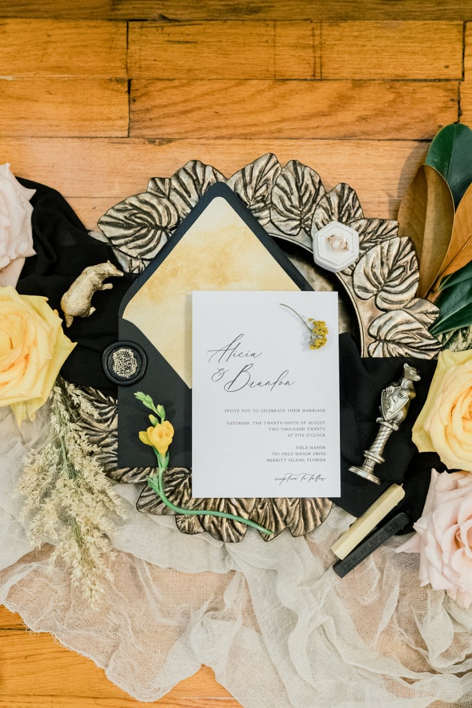 Harry Potter Hufflepuff-Themed Wedding