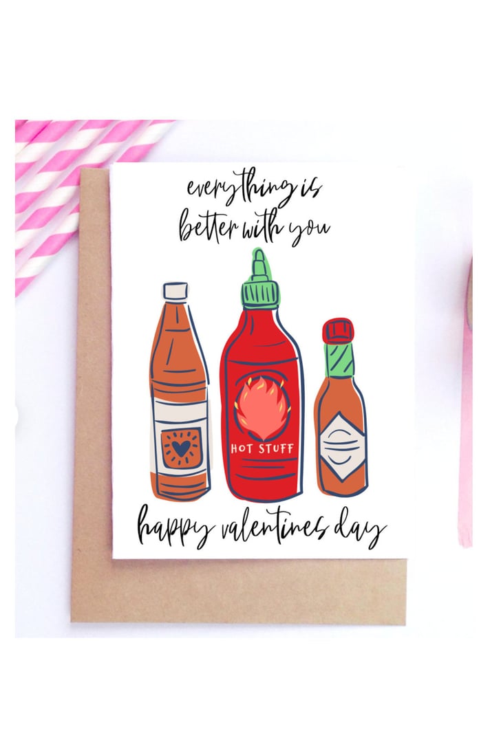 Hot Sauce Valentines Day Card Funny Valentine's Day Cards on Etsy POPSUGAR Love & Sex Photo 17